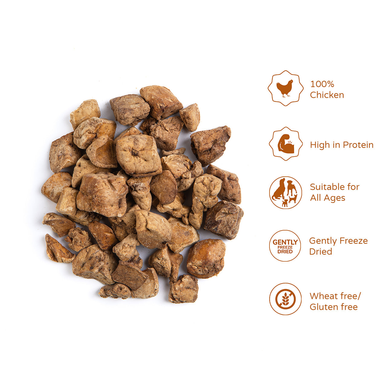Pet Treats Dehydrated Chicken Liver Dog Treats Kind Gentle 100