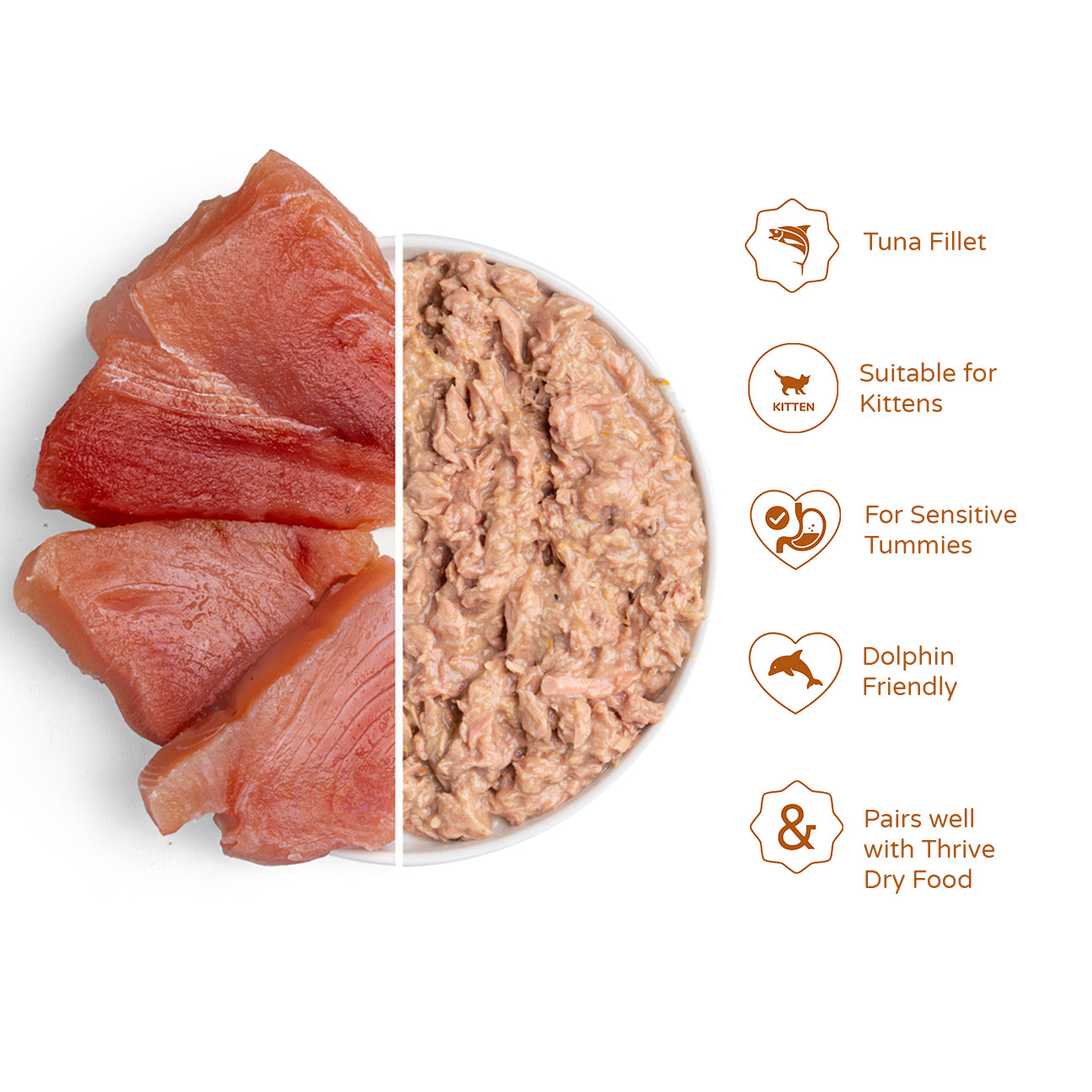 Tuna Fillet Complete Wet Kitten Food – Thrive