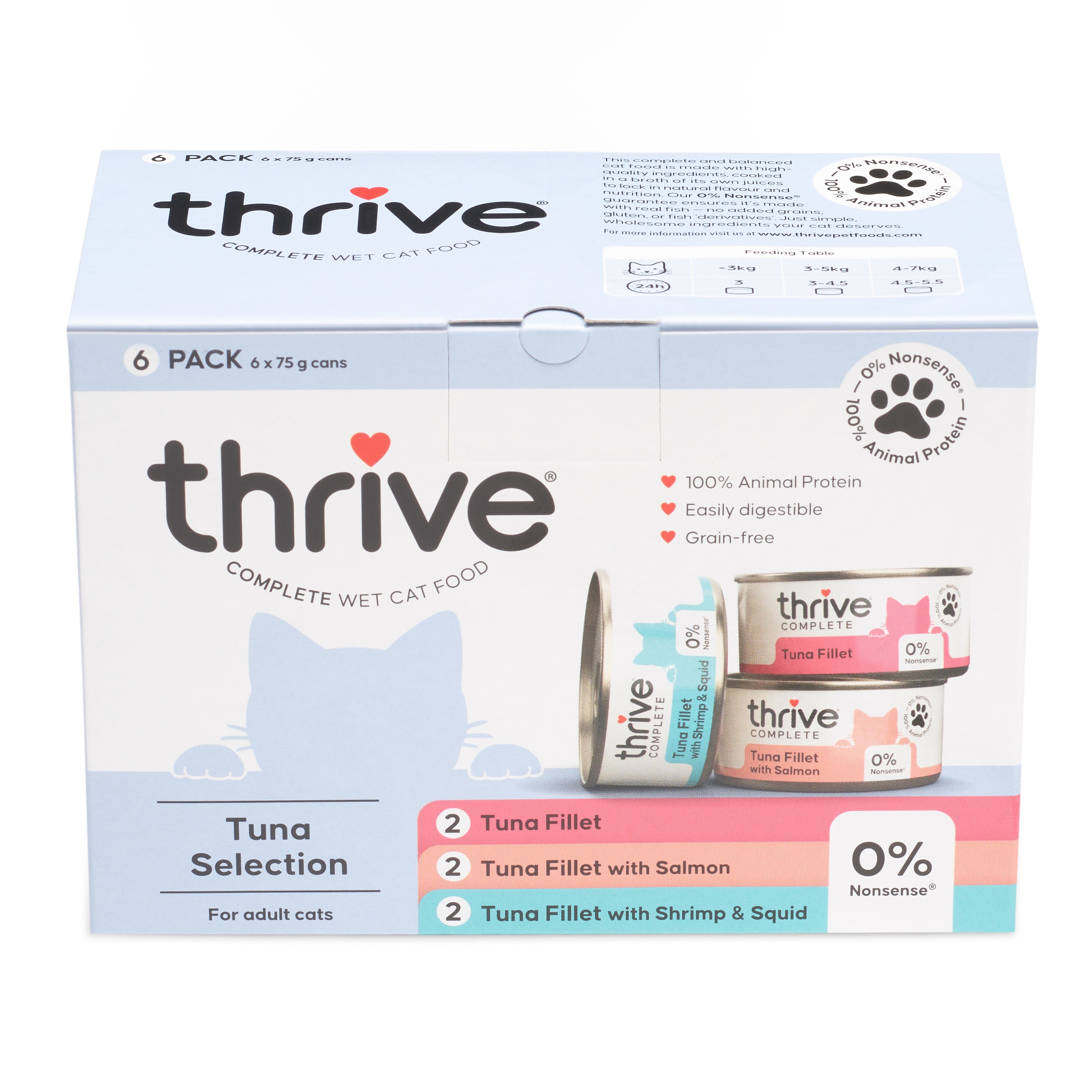Thrive Complete Tuna Selection Wet Cat Food Multipack 6 x 75g