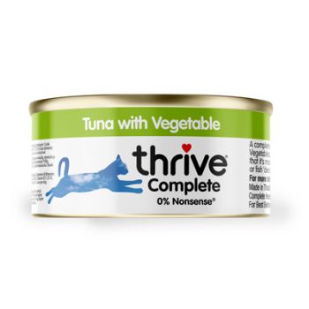 Tuna with vegetable Complete cat food 75g Tin