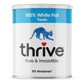 100% White Fish Fillet Cat Treats 110g Maxi Tube