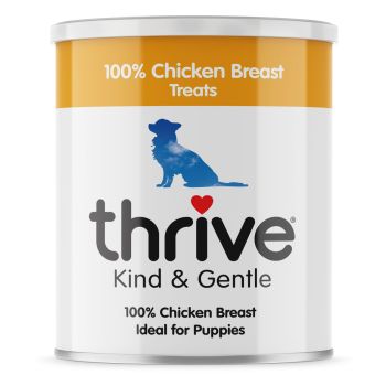 Kind & Gentle 100% Chicken Breast  Dog Treats 170g Maxi Tube