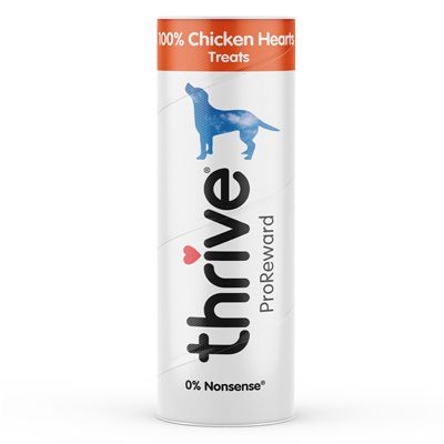 ProReward 100% Chicken Hearts Dog Treats 30g Tube
